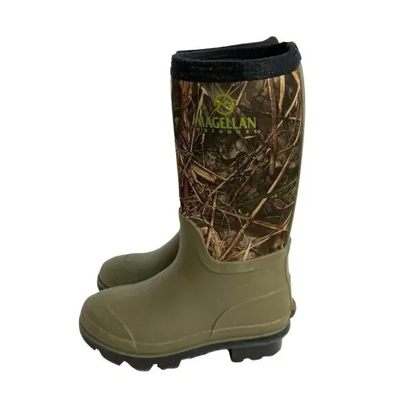 Magellan Outdoors Youth Camoflauge Jersey Knee Boots Size 13D - Picture 3 of 9